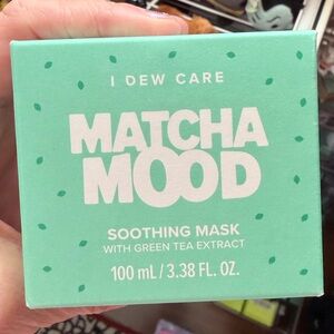 I DEW CARE Wash Off Mask Matcha Mood Korean Facial Soothing Green Tea Skincare
